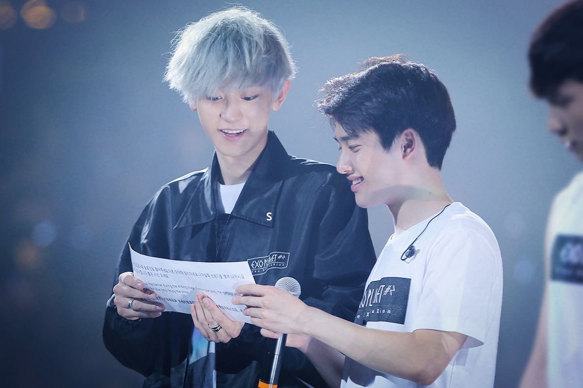 [IKYMI] 150530 The EXO'luXion in Shanghai : Kyungsoo and Chanyeol© as marked