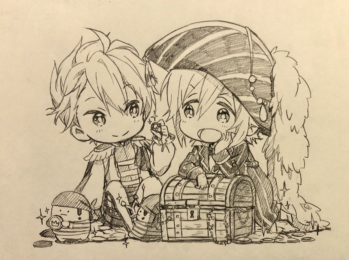 「#このタグを見た人は推しの初描きと現在の絵を載せる
1、2枚目:初ではないけどス」|しげる🌝のイラスト