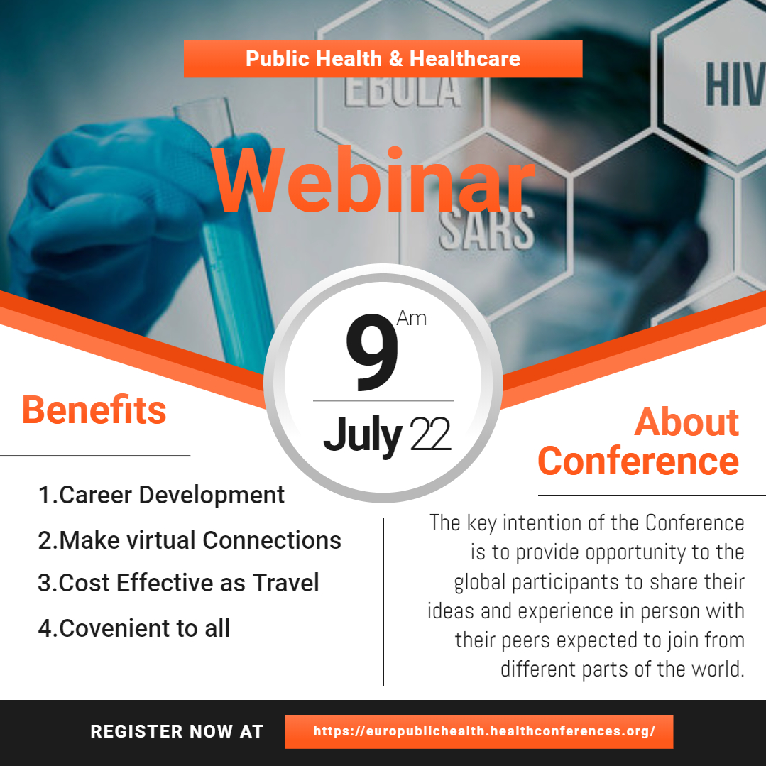 Publich39137455's tweet photo. Join us at #europublichealth2020 and gain critical insights in the area of Public Health and Healthcare. This webinar offers a wide range of critically important scientific sessions from basic research to latest advances in the area.
Visit : https://t.co/bv5uhOXo4X https://t.co/MiWokyuiYP