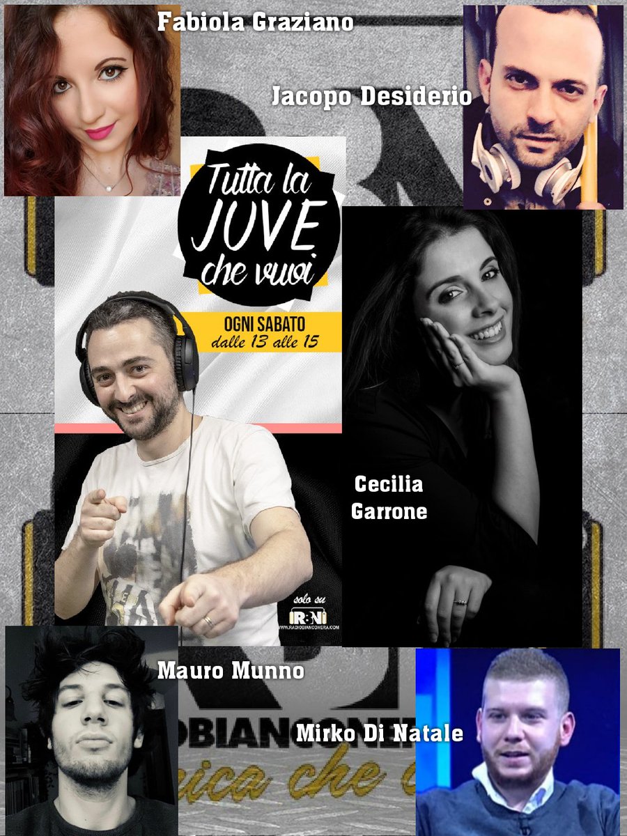 Dario_Ghiro's tweet photo. #tuttalaJuvechevuoi arriva come tutti i sabati dalle 13.00 alle 15.00 live su @radiobianconera e #BOMchannel, canale 68 del DTT 📺
Vi aspetto con @ceciliagarrone,
@grazianofaby, @Maumunno, @_Morik92_ e Jacopo Desiderio!
#RadioBianconera #RBN https://t.co/C0kIPDmb7y