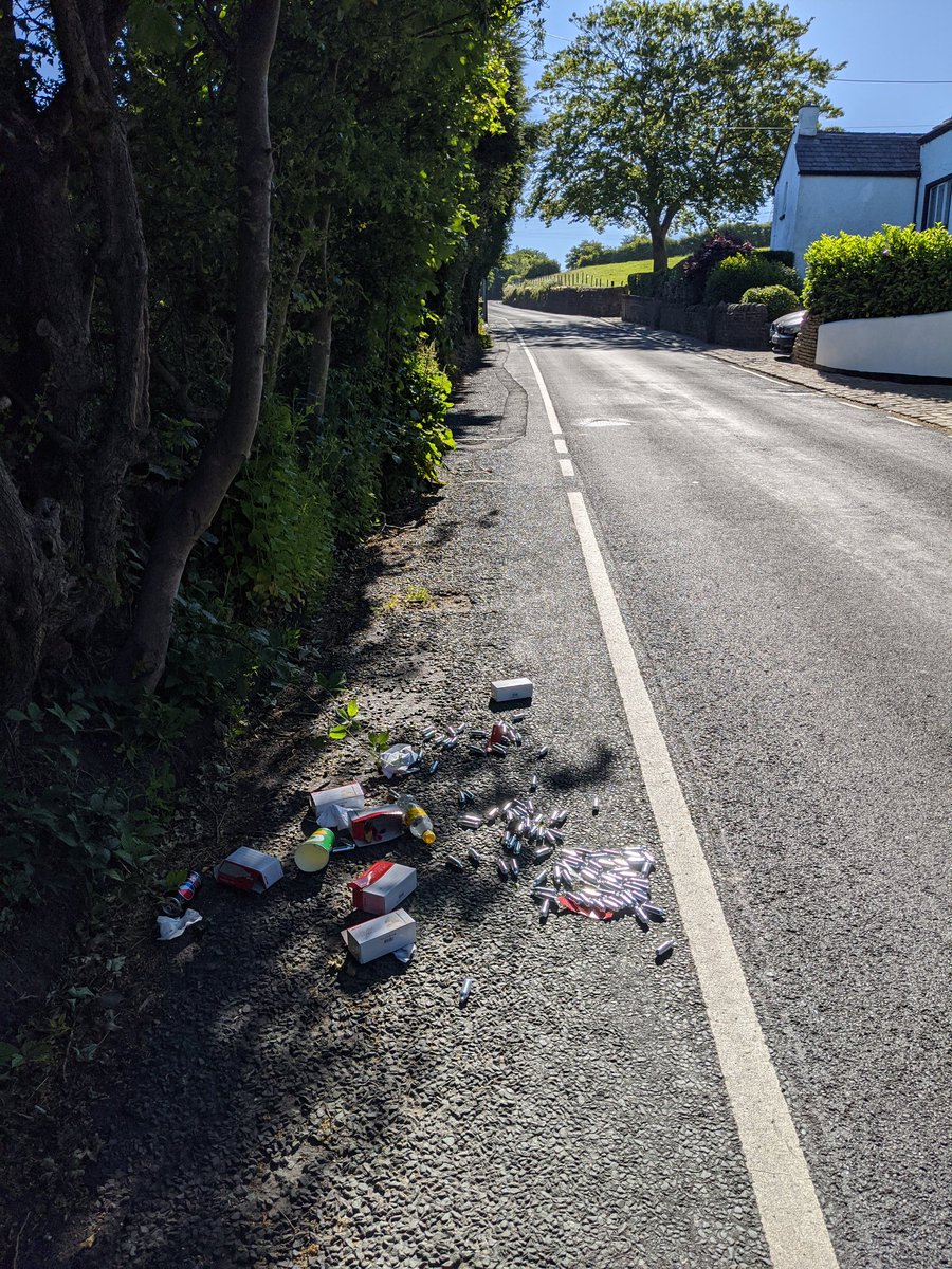 philantony77's tweet photo. Great start to this morning's ride, about a hundred cartridges on Matley Lane. Not the best thing to hit on a bike.. I've moved them all to the side of the road as I have no bag. @jreynoldsMP @TamesideCouncil @tmbc_places Need to get on top of this craze in the area.. https://t.co/8BCD6IHyJh