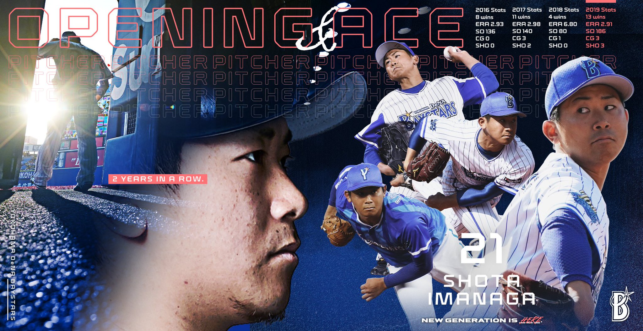 BAYSTARS ベイスターズ　今永昇太　横浜DeNA 今永昇太 - Wikipedia