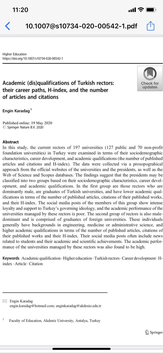 Bravo Engin Hocam. “Neden ilk X’de üniversitemiz yok?” diyenlere cevap...
