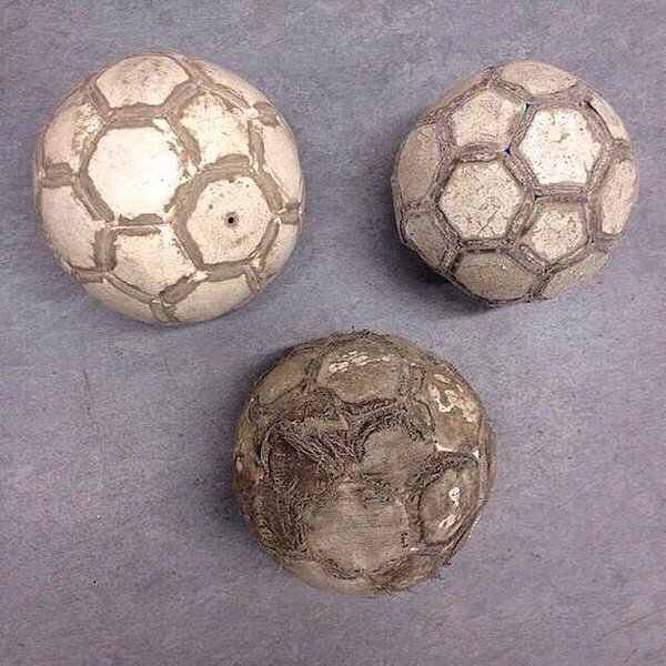 Retweet if you've ever played football with a ball like these...