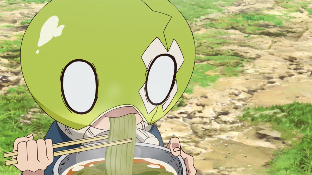 DrStone_FR's tweet photo. Suika est si adorable... 🥺💚 https://t.co/dT2O88T9K8