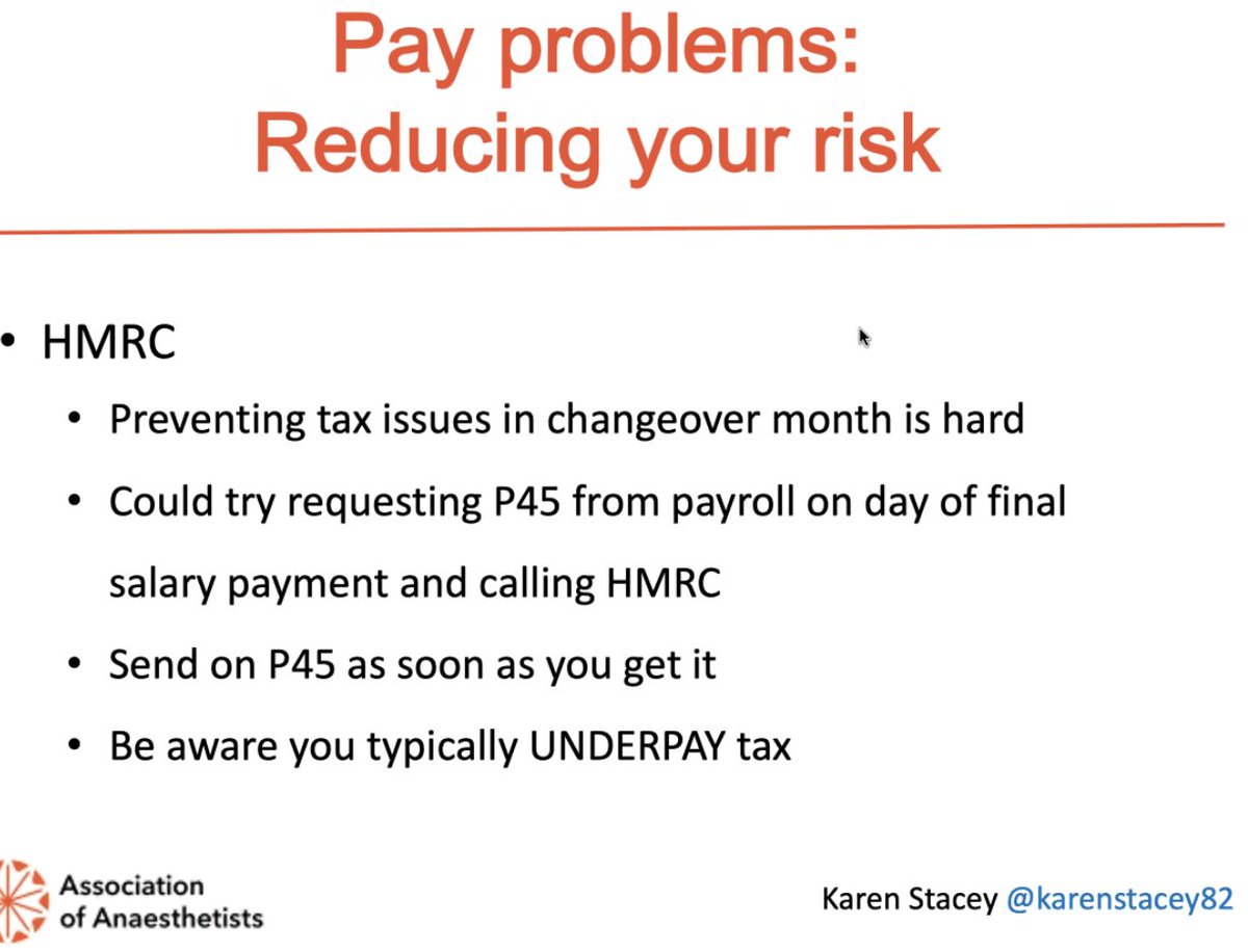 Difficult to reduce issues with HMRC at rotation dateKey is to forward P45 ASAP!As you don't move on the first of the month you often receive 2 payslips in a month (e.g. August) thus receive tax-free allowance from both employers > underpaying!