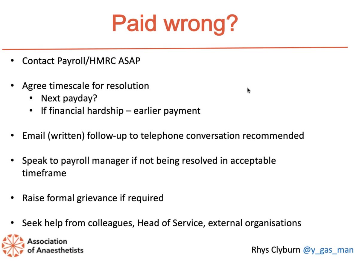 What to do when it goes wrongAgree a timescale - earlier payment (i.e. not next cycle) IS possible, ask for it if neededWritten follow-up to ensure a paper trailEscalate as appropriate