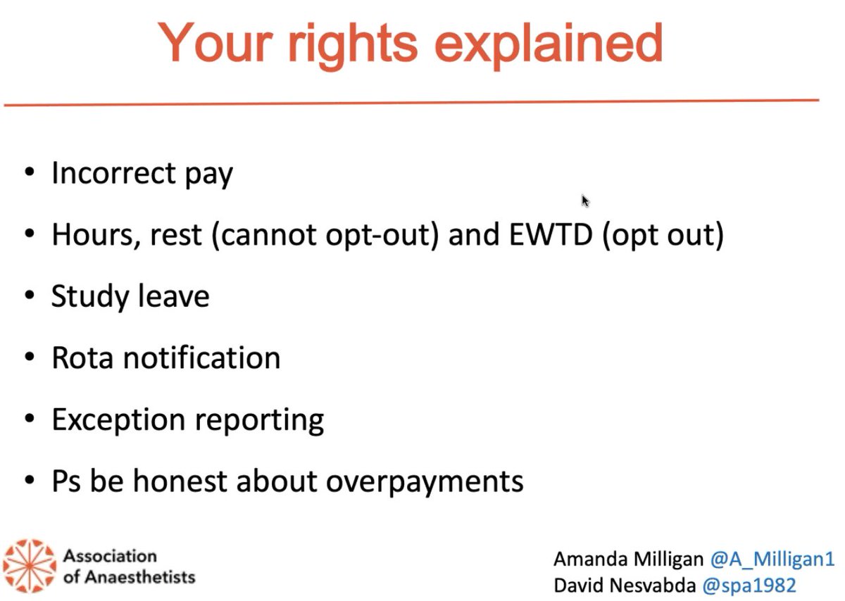 Great open access article from  @spa1982 &  @A_Milligan1 detailing your rights available on  @Anaes_News  https://anaesthetists.org/Home/News-opinion/News/Trainee-doctors-pay-your-rights-explained