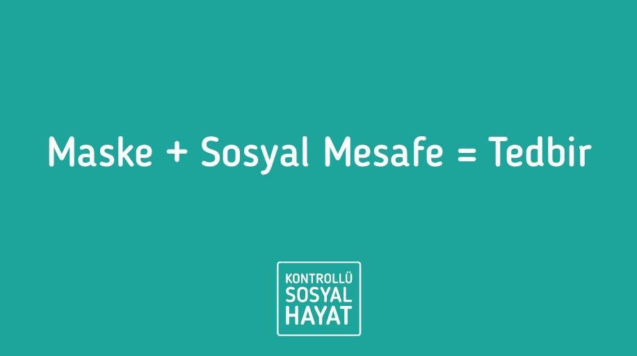 Maske + Sosyal Mesafe: İki tedbir birlikteyken tam tedbirdir. Dışarı çıkarken maskenizi kuralına uygun şekilde takın. Sosyal mesafeyi 1,5 m’de tutmak için her ortamda dikkatli olun. El hijyenine daha fazla önem verin. Çoğumuzun sokağa çıkabildiği günlerde tedbirlerin önemi arttı.
