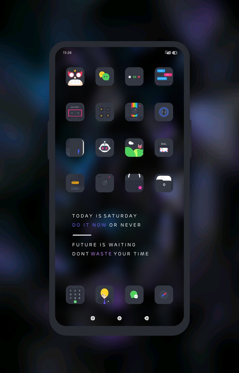 its gonna be worst 

wall for erbos @nou_bass_1st 
widget pearl kwgt <a href="/izzldsgn31/">Indra Juliana</a> 
icons dark version of envy in progress