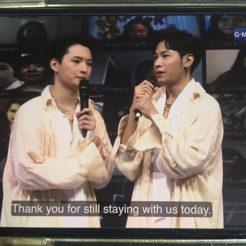 KRISTSINGTO’S MESSAGE TO PERAYA —- A THREAD THAT YALL DESERVE TO KNOW (these are all based from the subtitles theyve provided. Im sorry bc i mightve missed a few lines but still here it goes.)  #GlobalLiveFMxKristSingto