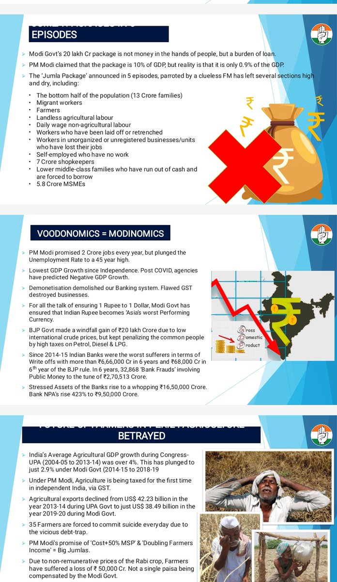 Presentation on 6 years of  @narendramodi's  @BJP4India Government: Helpless Citizens - Heartless Government!By  @rssurjewala,  @kcvenugopalmp,  @rohanrgupta and  @pranavINC.