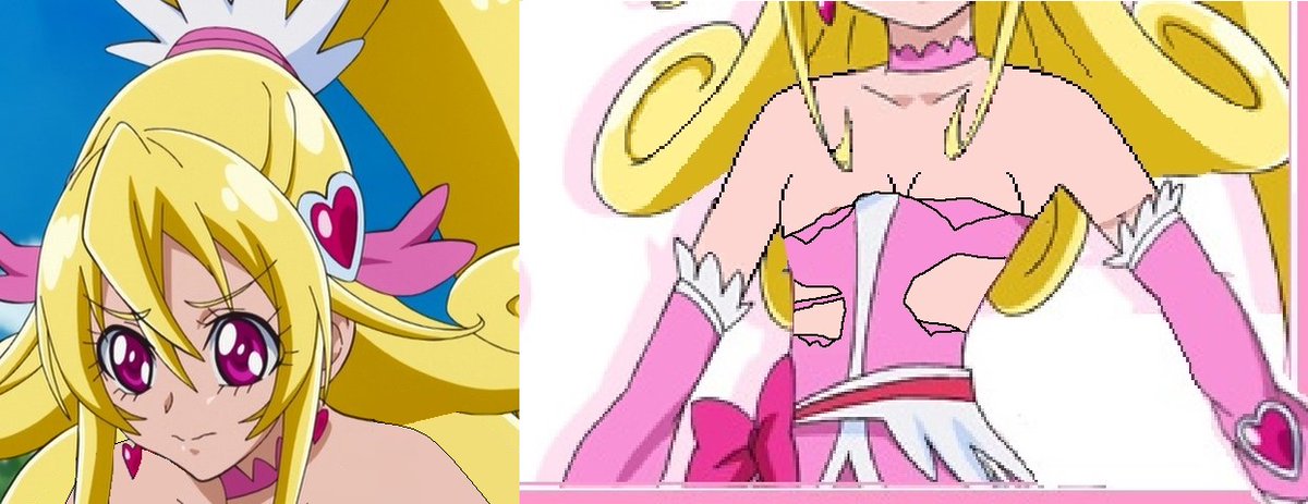 ピンチシーンセンター ドキドキプリキュア ピンチシーン 作成 攻撃によって４人のコスがボロボロになってしまったという想定でのシーン