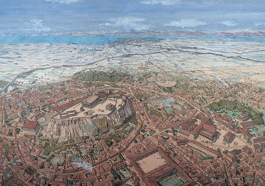 2. Athens (2nd century AC)Source:  http://shorturl.at/akrOP 