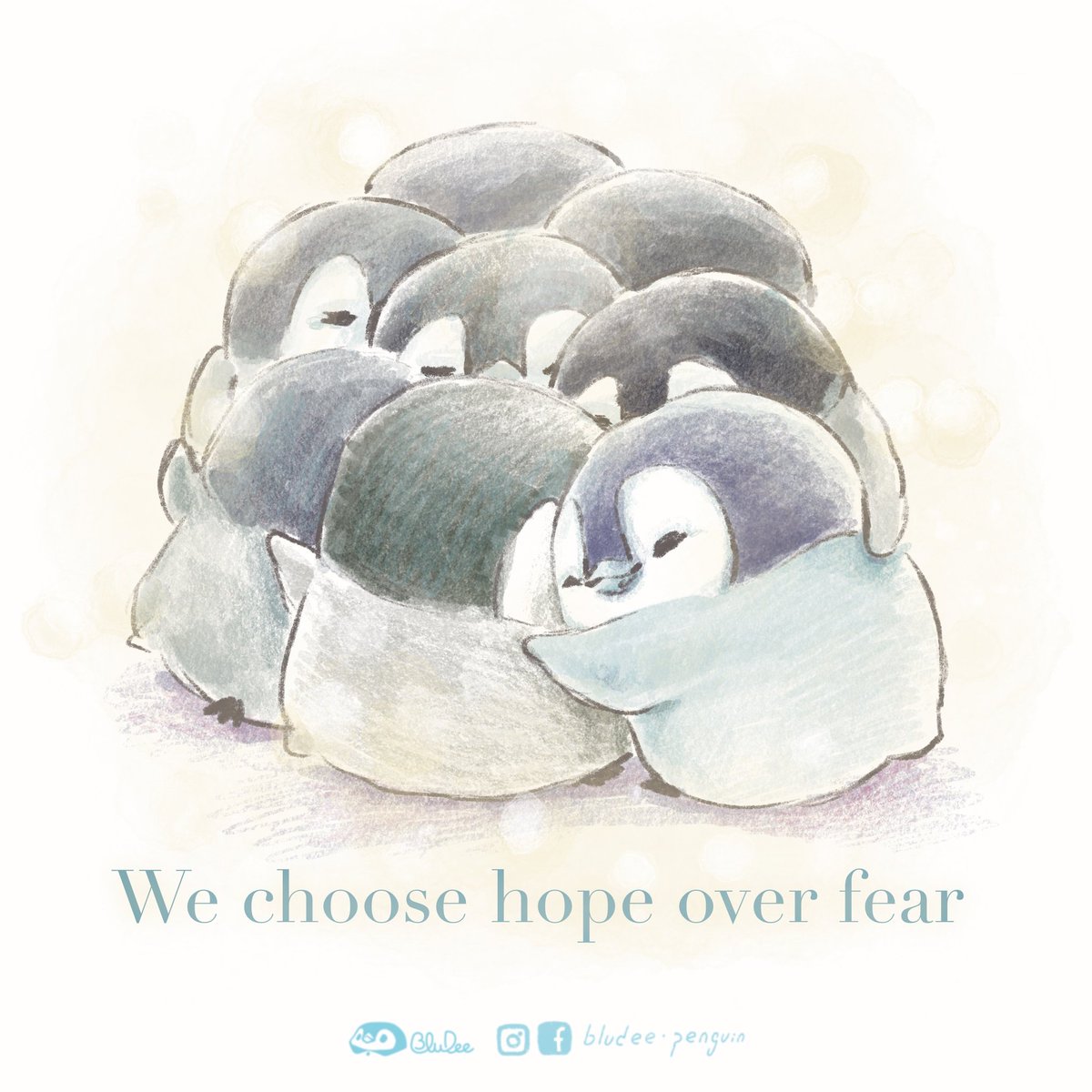 BluDeePenguin's tweet photo. A little hug🐧

#bludee 
#penguin #hope #choosehope #overfear https://t.co/wcqMAwxaIT