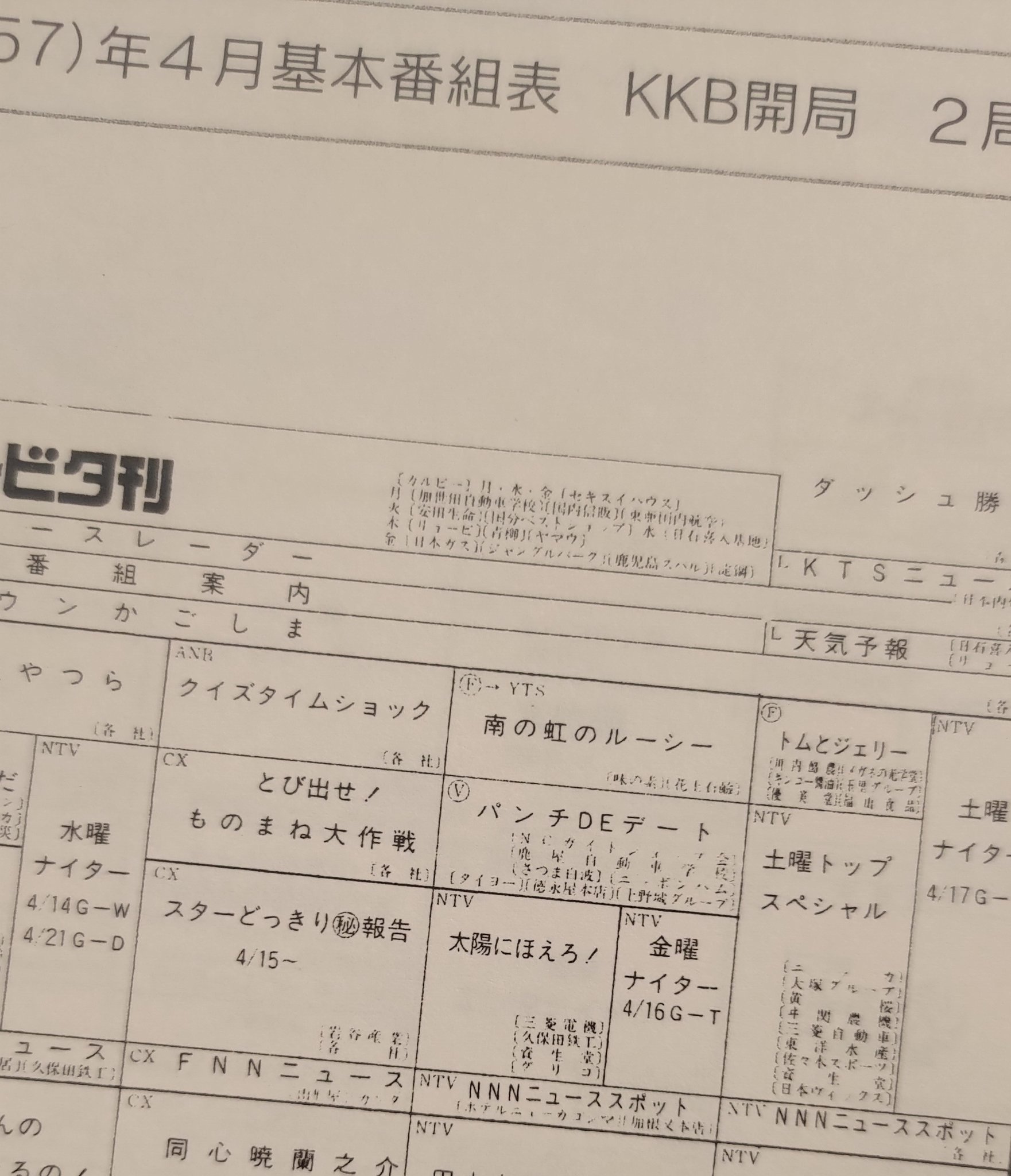 Suken 南の虹のルーシー 本来cx系日曜19 30らしい F Yts とな