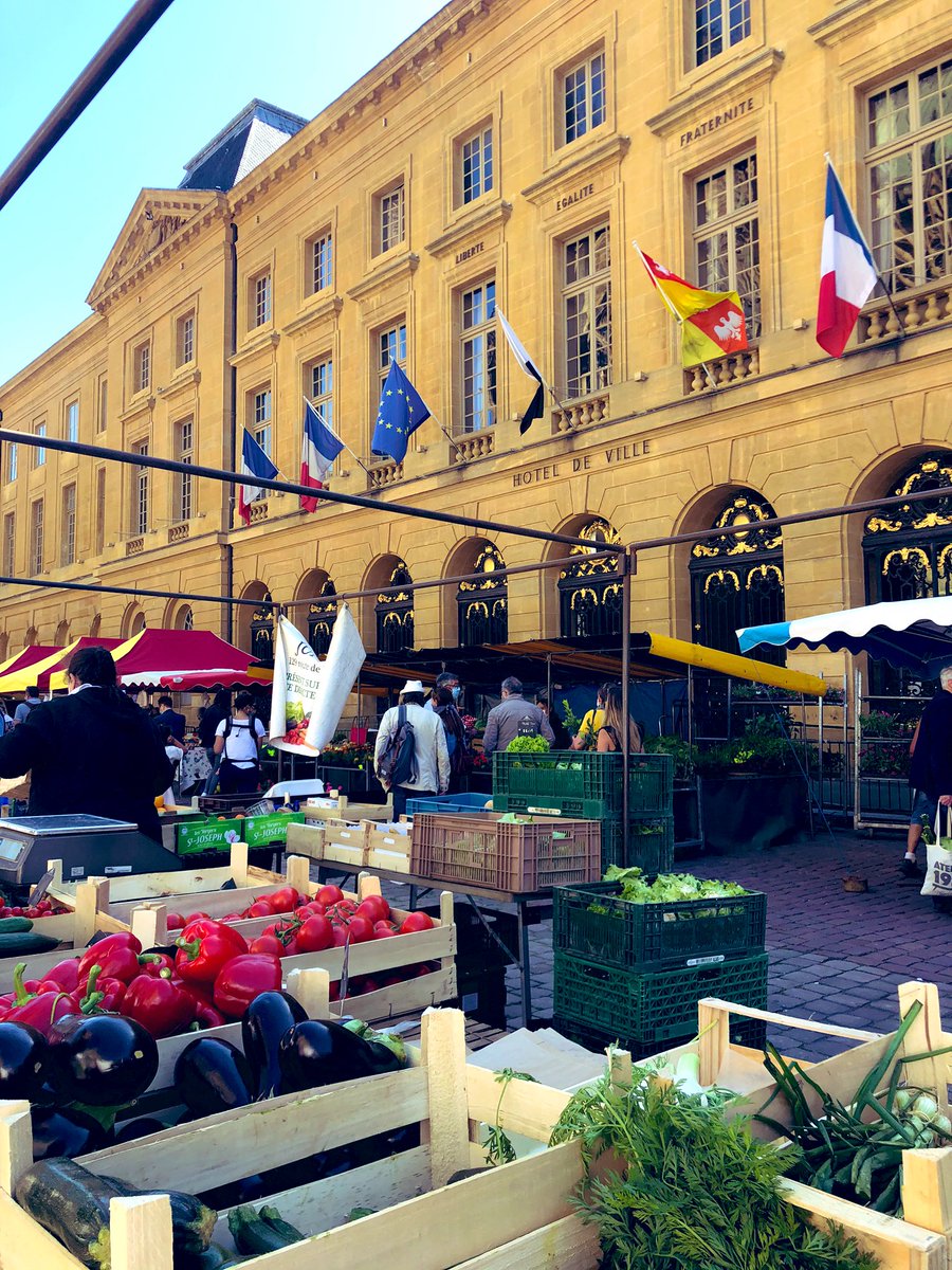 gregory_boyer's tweet image. 🦠#Covid19 Un vrai plaisir de retrouver le marché aérien du samedi matin #Metz