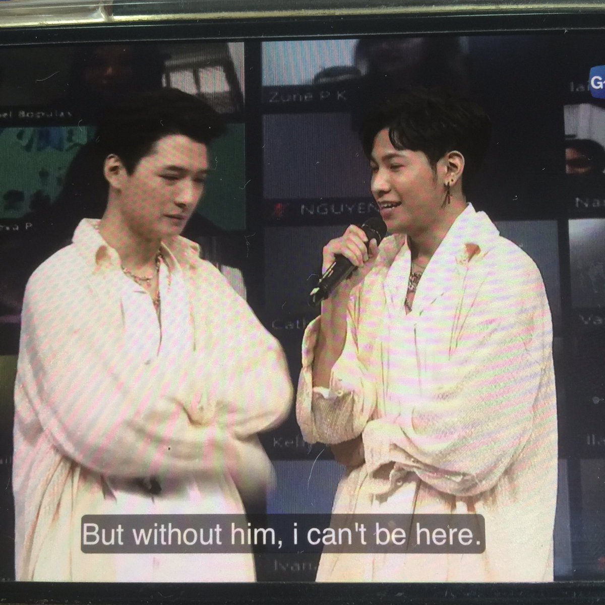 KristSingto’s message to peraya #GlobalLiveFMxKristSingto