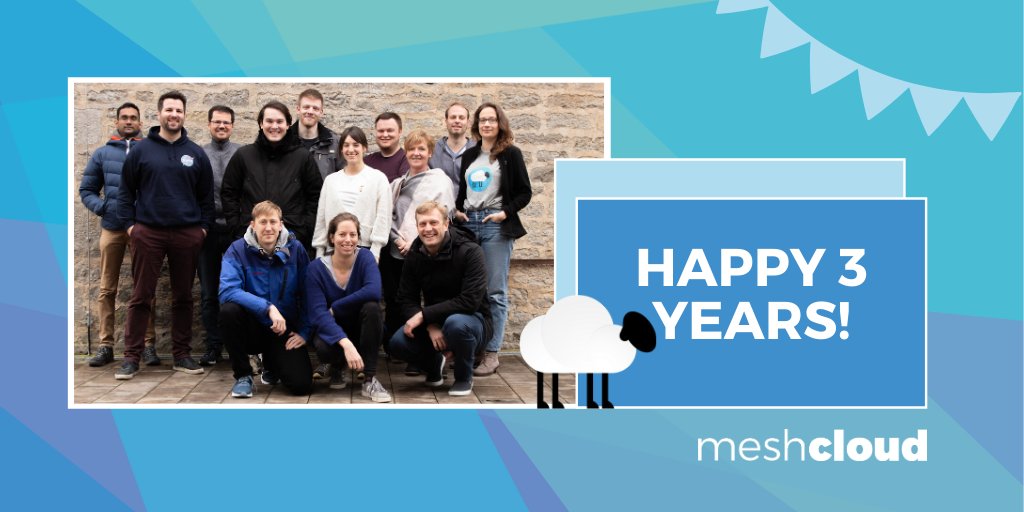 meshstack's tweet photo. Today we have a very special reason to celebrate: meshcloud turns 3 years!
We are grateful for the valuable experiences we made on this journey - A huge thank you to all supporters and the whole #mesTeam, to many more years!
#meshTeam #itsourbirthday #multicloud #meshcloud https://t.co/XHHxfR2Hts