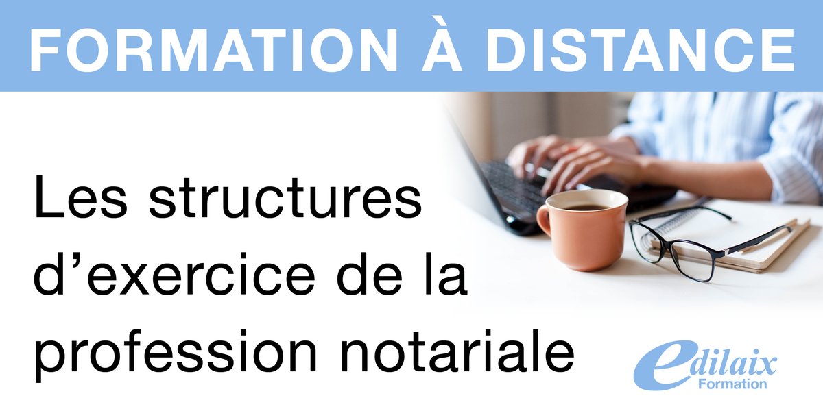 [#AGENDA]
📆23 et 24 juin (8h30-13h) ET/OU 8 et 9 octobre (13h-18h30) 
👥Bastien Brignon @univamu et Grégory Candelle, Inspecteur comptable Cour d’appel Bordeaux
🖥edilaix.com/formations-pro…
#formationenligne #notaires #clercs #caissierstaxateurs #expertscomptables