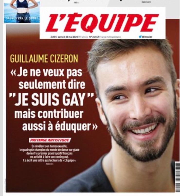 «Je ne savais pas qu’être gay était une possibilité, je pensais que quelque chose n’allait pas chez moi...»
Bouleversante, magnifique lettre de <a href="/GuillaumeCIZ/">Guillaume Cizeron</a> merci <a href="/lequipe/">L'Équipe</a> 🙏🏾 une fois encore, le sport puissant vecteur de lutte contre les discriminations 
lequipe.fr/Patinage-artis…