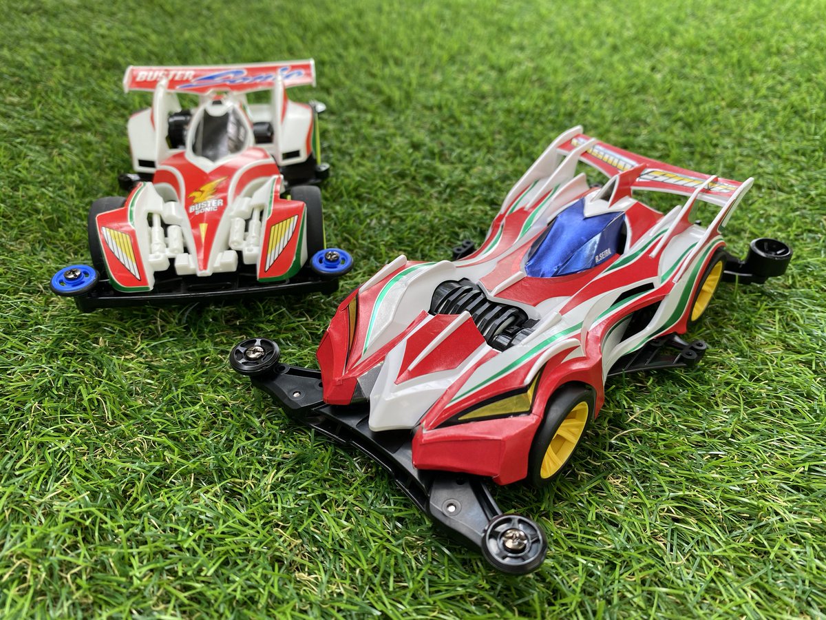 ট ইট র Kohei Hirate 平手晃平 Buster Sonic Cosmo Sonic 四駆rrモーター 四駆frモーター ノーマル同士どっちが速いのかなぁ 近いうちに走らせてみよう タミヤ ミニ四駆