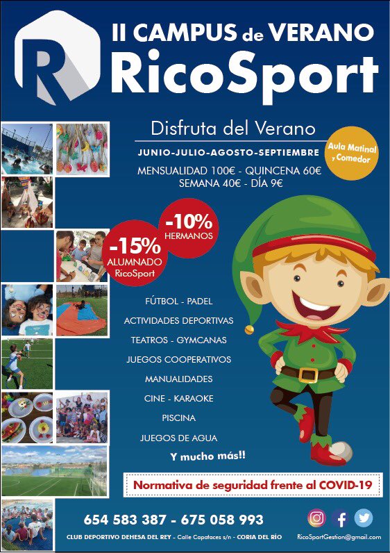 ¡Vuelve nuestro campus de verano! Estamos esperando indicaciones del estado para poder sacar fechas. Ya estamos disponibles, para cualquier información que necesitéis.                          Volvemos con muchas más actividades para nuestros peques.🤹🏼‍♀️🎨🎲⚽️🎾🍎