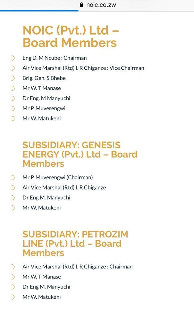 30/ Created in 1983,  #NOCZIM was disbanded in 2010 due to massive corruption scandals as it is usual when the state gets involved in business transactions.Out of NOCZIM came out: NOIC & its petroleum retailing subsidiaries: Petrotrade & later Genesis Energy.