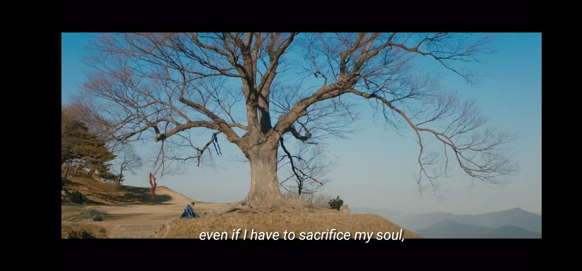 Guibanjang, Why stay beside wolju???Fast forward to crown prince crying on the sacred tree after wolju k herself. Crown prince: In my next life ...