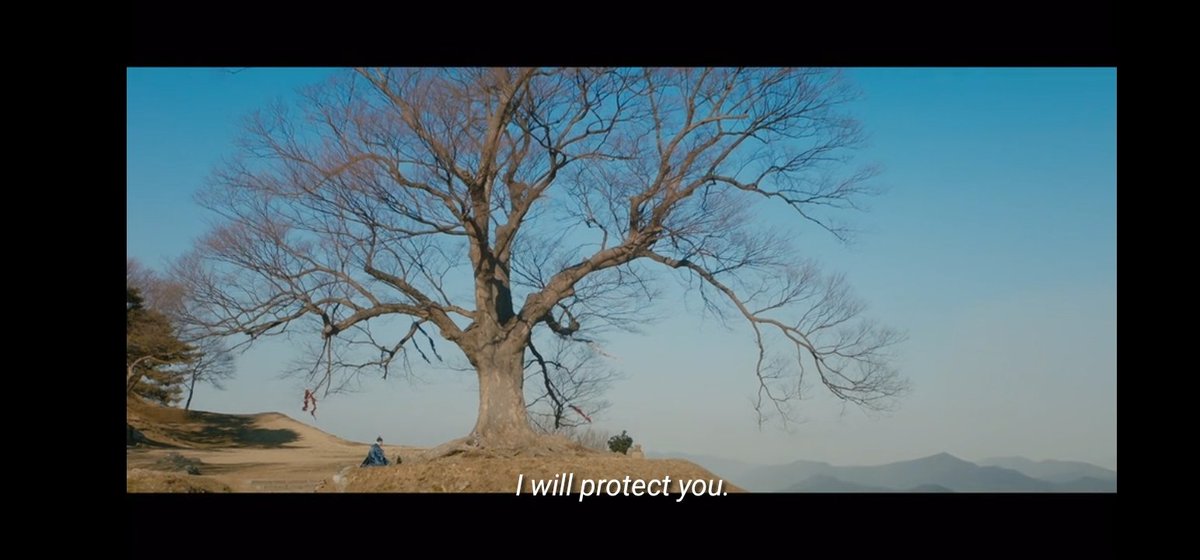Guibanjang, Why stay beside wolju???Fast forward to crown prince crying on the sacred tree after wolju k herself. Crown prince: In my next life ...