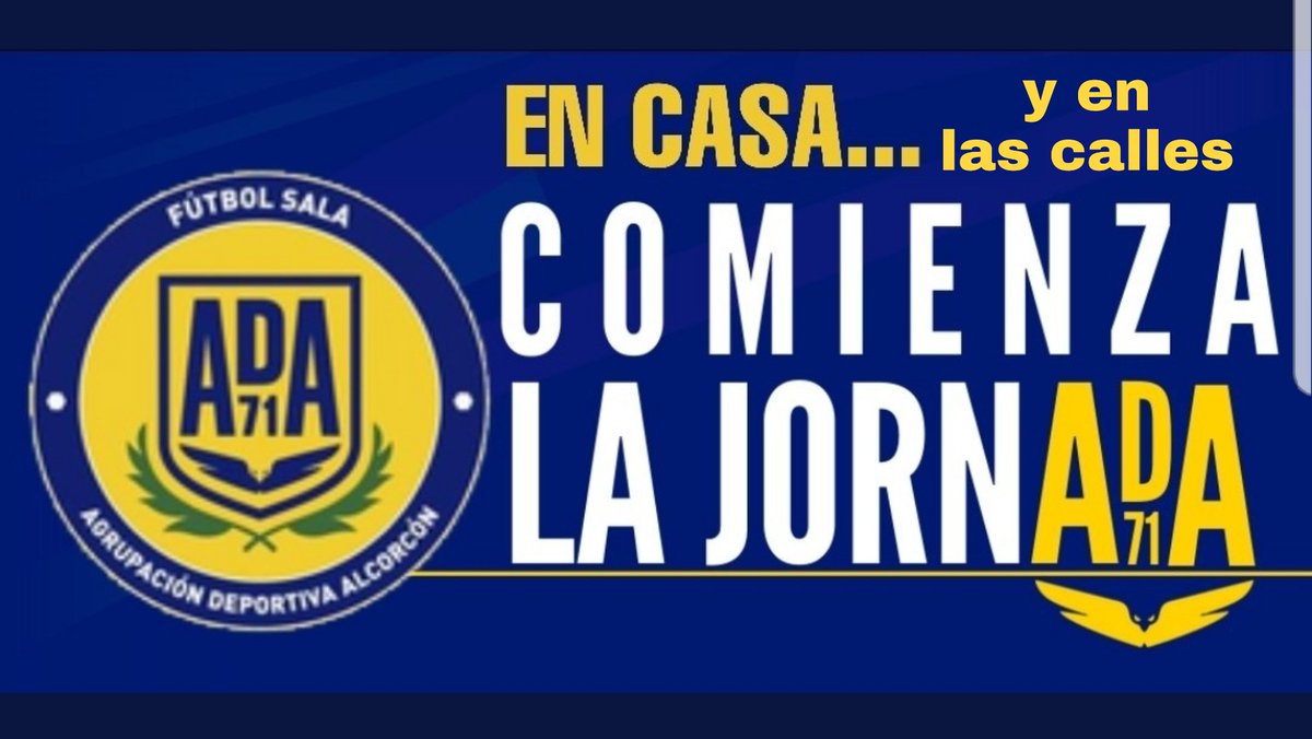 ¡ Buenos días !
Familiares y Amigos

COMO CADA SÁBADO...

Comienza la
JornADA...⚽️

Hemos pasado de Fase, pero parece que nos cuesta leer y entender el partido contra #COVID19
Hay que seguir concentrados recordando todo lo aprendido 🙏
¡A POR ELLO!

#FelizSábado
#123Alcorcón 💛