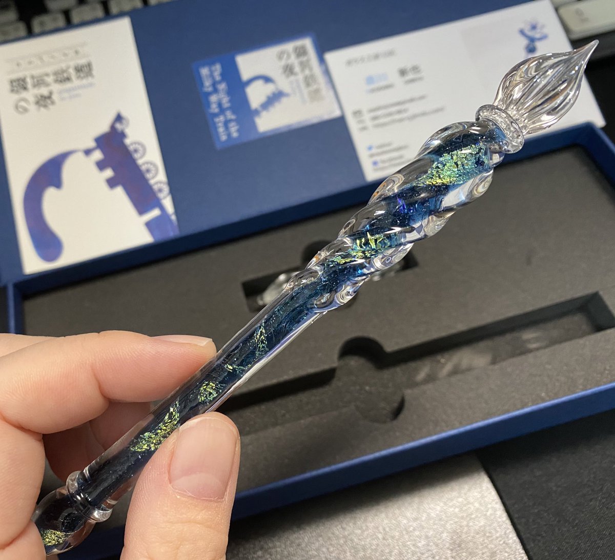 ガラス工房 LUC ガラスペン ゴースト