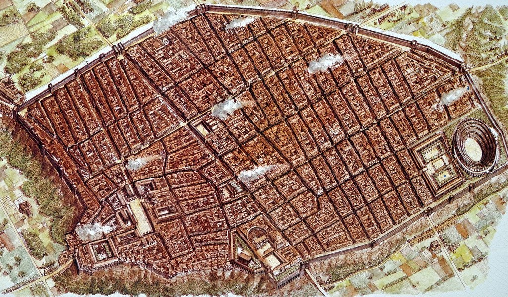 14. Pompeii (79 AC)Source:  http://shorturl.at/rGKTW13 .