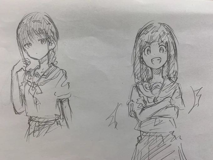 オリキャラ落書き
#オリキャラ
#イラスト
#落書き 