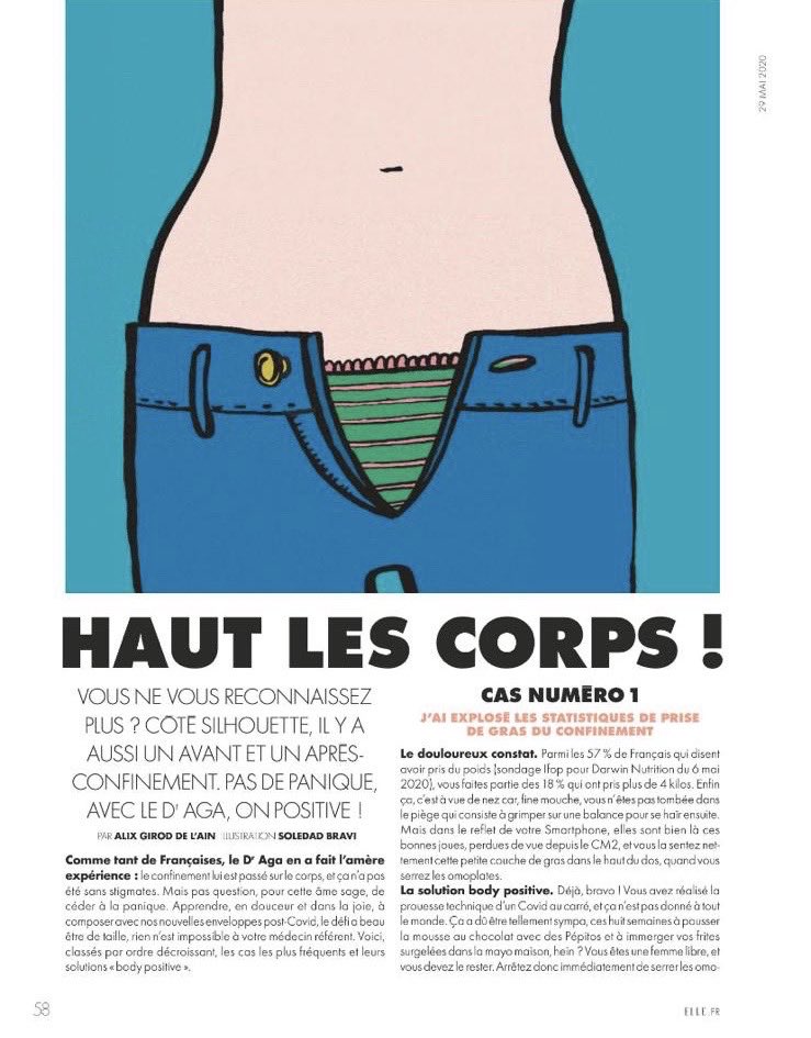 LaureBotella's tweet photo. Résumons. 

Pour @ElleFrance, si tu es une femme et que tu as : 

➖Pris du poids : ça ne va pas.
➖Perdu du poids : ça ne va pas.
➖Pris du muscle : ça ne va pas.
➖Mangé des graines bio sans soutif : ça ne va pas. 

Bref, si tu es une femme et que tu as respiré, ça ne va pas. https://t.co/UaQFMFM4NK