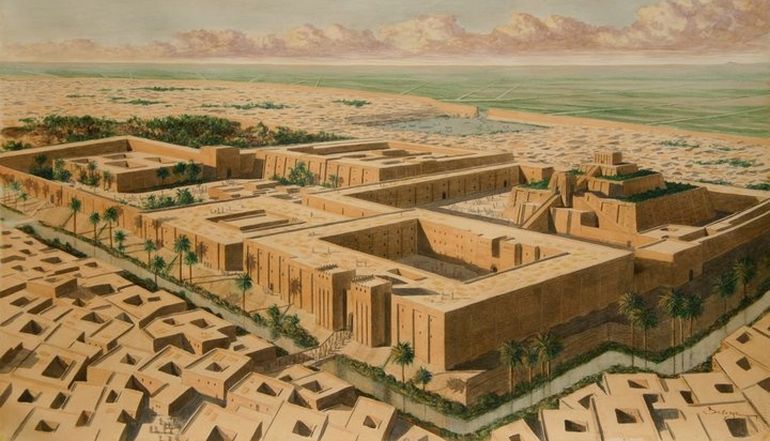 16. Ur, the first great city of Sumer (21st century BC)Source:  http://shorturl.at/gmrAX 