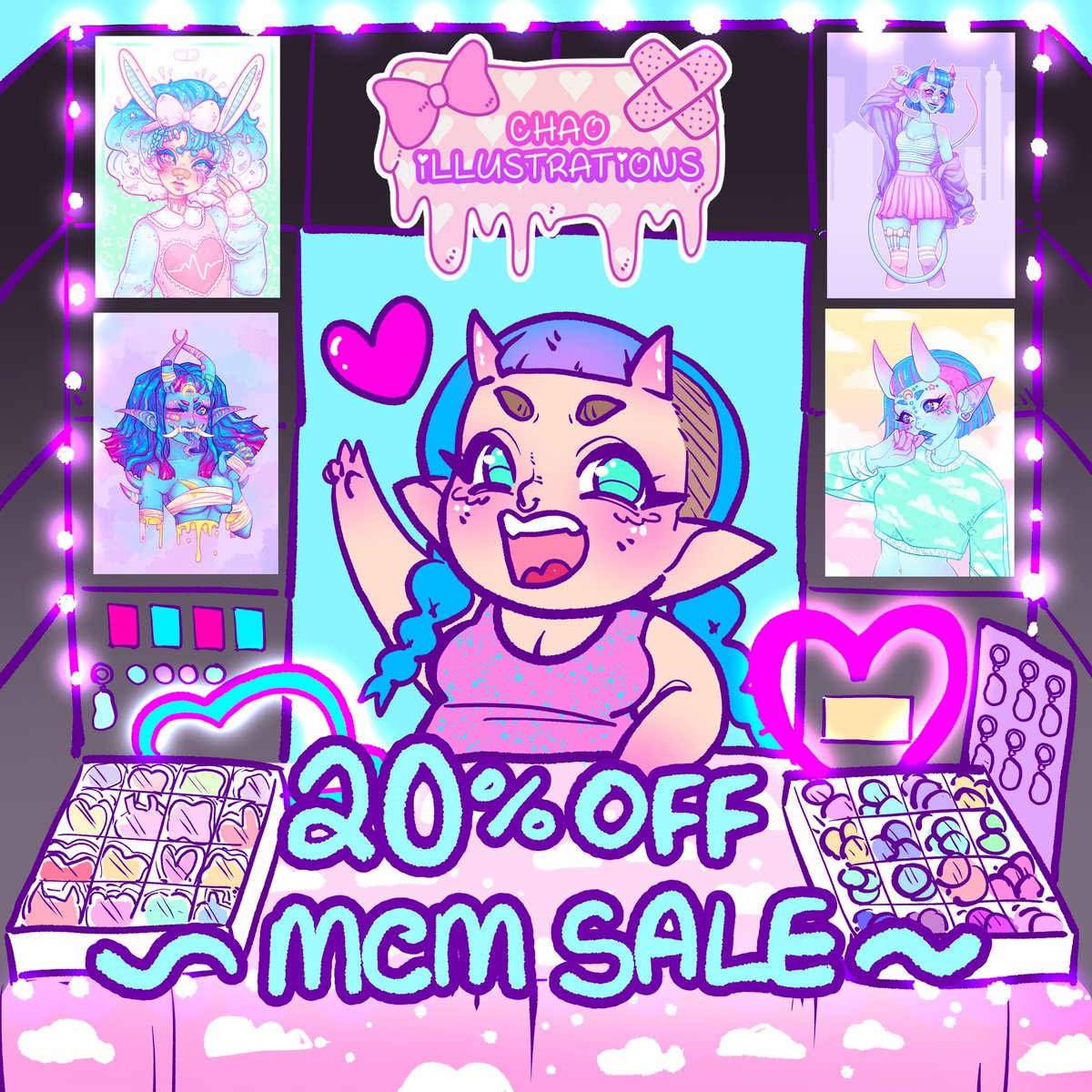 Chao 😈 💤 (@chao_draws) on Twitter photo Good morning! Its London MCM weekend, and to fix the con blues I'm having a big sale with 20% off with some products at 40% off! Go get that con spending fix and check it out! 💙💜
Chaoillustrations.etsy.com
#MCMLDNonline #mcmlondononline #comicvillage <a href="/ComicVillage/">ComicVillage</a> <a href="/MCMComicCon/">MCM Comic Con</a> Good morning! Its London MCM weekend, and to fix the con blues I'm having a big sale with 20% off with some products at 40% off! Go get that con spending fix and check it out! 💙💜
Chaoillustrations.etsy.com
#MCMLDNonline #mcmlondononline #comicvillage <a href="/ComicVillage/">ComicVillage</a> <a href="/MCMComicCon/">MCM Comic Con</a>