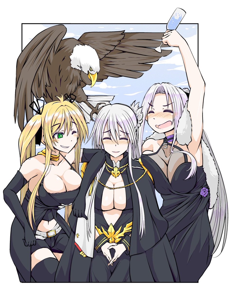 azur lane party dress The yorktown sisters party dress set is finally completed  (Hornet,Enterprise) #AzurLane https://t.co/kcAsVhk4WS