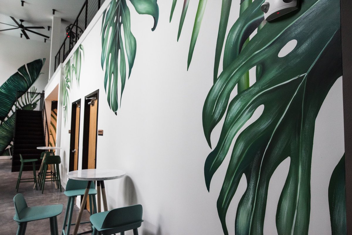 jmrago's tweet photo. New mural completed for Solis Carraway Chamblee &amp; Cooper Carry interiors Atlanta🙌🏼🎨🌱 https://t.co/aZPmFmMVKS