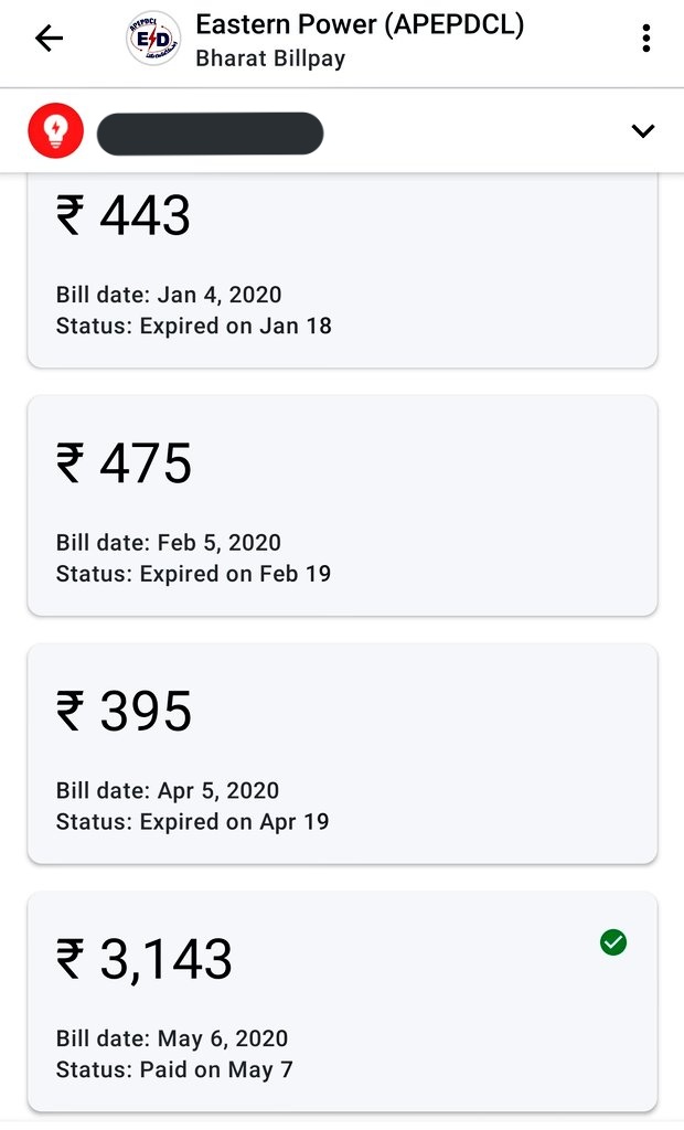 MeeBidda's tweet photo. From below 500 every month to 3143 🙏 em papam chesarra ma AP Prajalu😞
#KillingCurrentBillsInAP
#1YrForYCPFailedGovernance
#JaganFailedCM https://t.co/sfiQIFSKqM