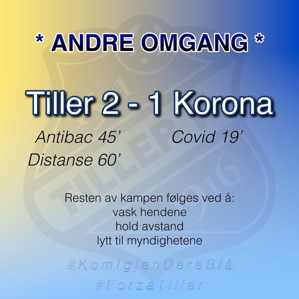 tillerkvinner's tweet photo. 💪 | De blå har snudd kampen, men det er fortsatt litt tid igjen! ⚽️

#KomIgjenDereBlå
#ForzaTiller https://t.co/eSvLnz1iei