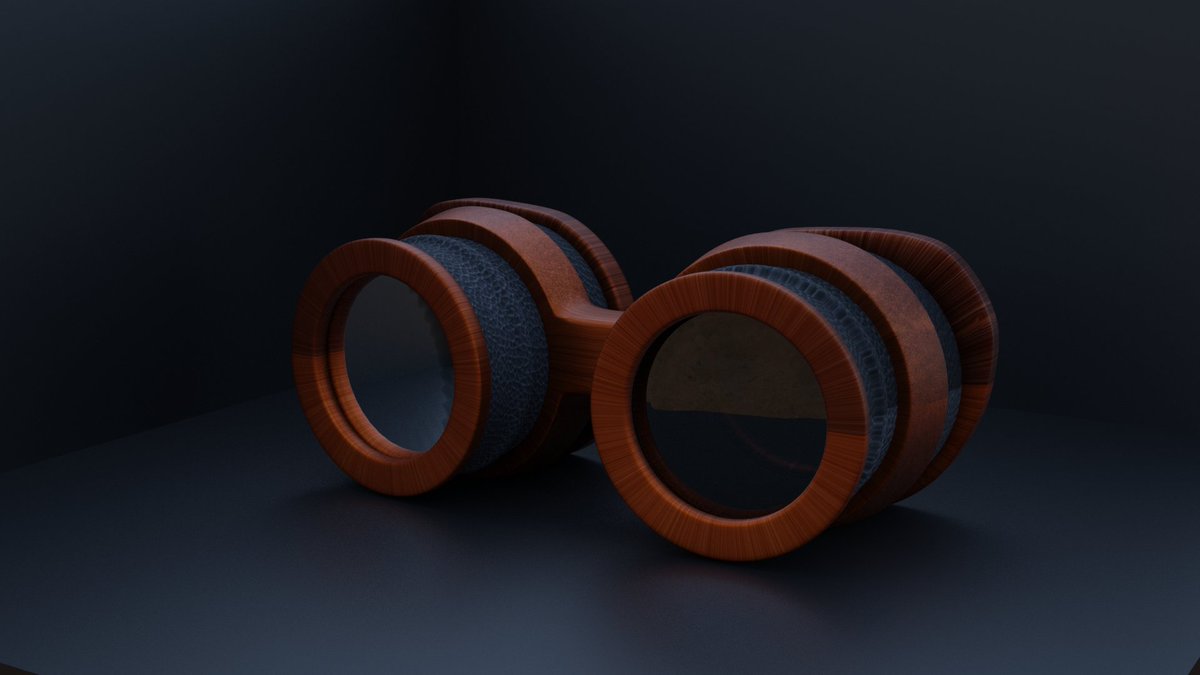 #made some #steampunk #goggles with a #brushed #copper #texture and #rubber.

#stilllearning to use #blender / #blender3d but I think it looks #awesome. What do you #think?
#3dart #3dartwork #3dartist #rendering #coolpics #design #creating #awesomepix