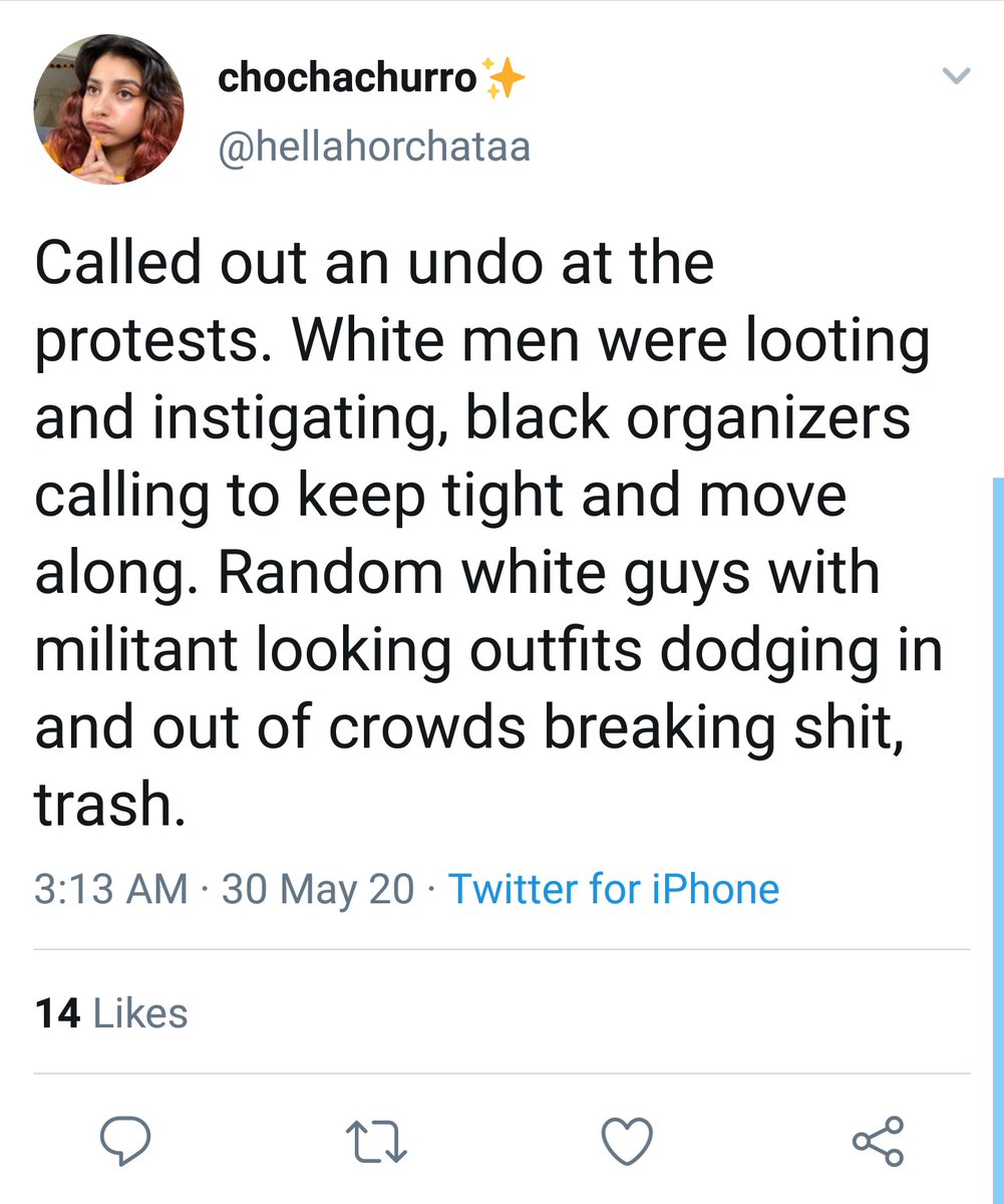 Another account from somebody who was at the Oakland protest.