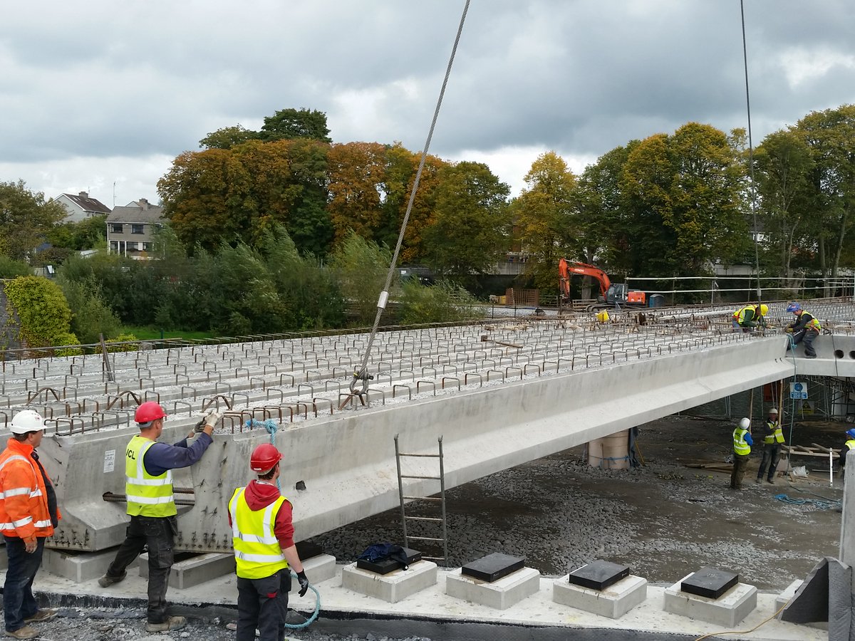 BanagherPrecast's tweet photo. A great way to start June! Check out our article on the Kilkenny CAS bridge (5 spans with innovative invisible crossheads & 70 prestressed Y beams) in Concrete magazine: https://t.co/J9cs4grBF1
#BridgeBeamExperts #Precast #Concrete
#ConcreteMagazine #Construction
#ChallengeUs https://t.co/UawUHN3EFO