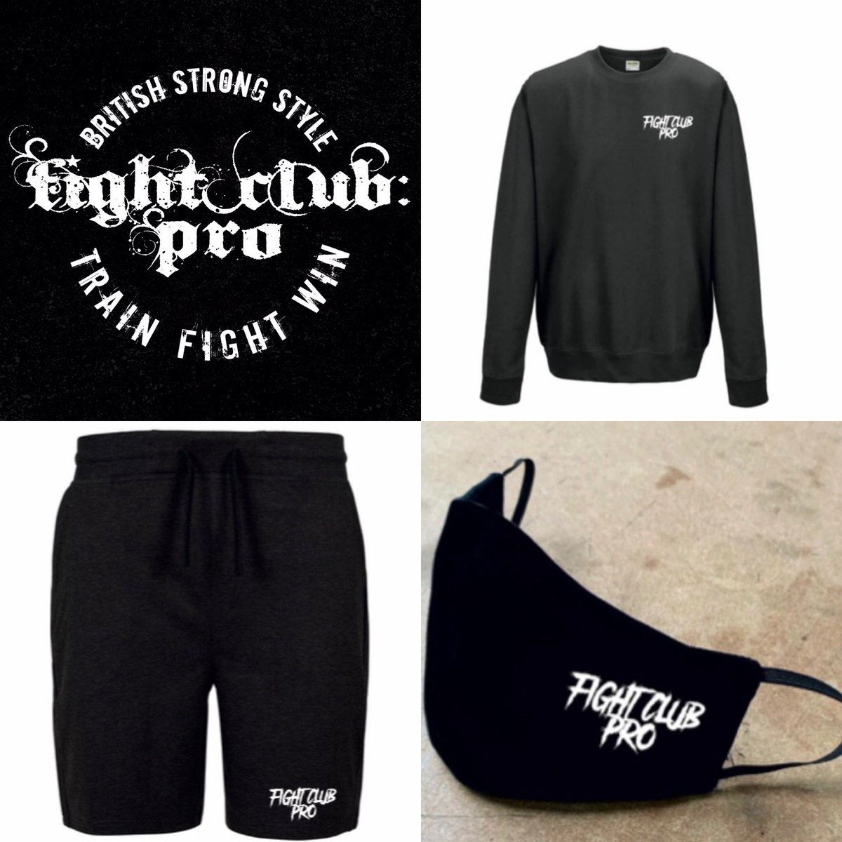 ICYMI: LOCKDOWN LOUNGE WEAR • Embroidered Sweatshirt • Embroidered Shorts • Non-surgical Face Mask Available now at: fightclubpro.bigcartel.com * Face Mask free with orders £45+ * Tracked International shipping available upon request Stay safe. 🙏🏽 TRAIN - FIGHT - WIN