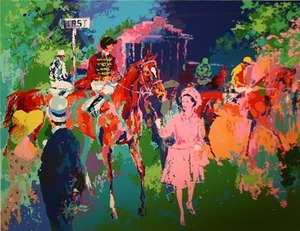 #LeRoyNeiman    

'Queen at Ascot '-1976