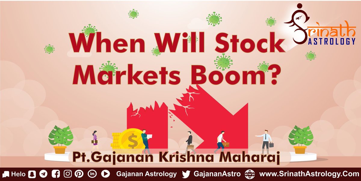 WHEN WILL STOCK MARKETS BOOM?COVID-19 has led to global economic slowdown with closure of factories and offices. Due to the uncertainty and financial losses, stock markets all around the world has witnessed a sharp decline. Investors are losing big chunks of money daily 1/11