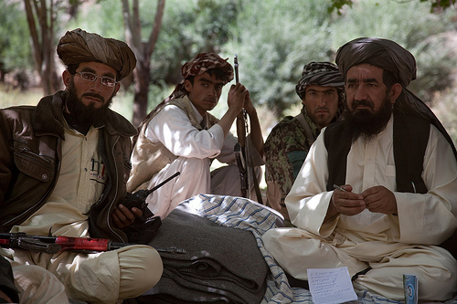 People of  #Ghor:  #Tajik militia commanders. Photo: Jerome Starkey.