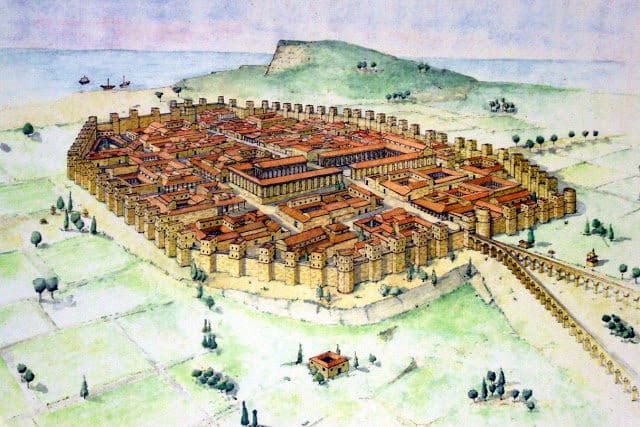 24. Barcino, present-day Barcelona (2nd century AC)Source:  http://shorturl.at/iFU14 