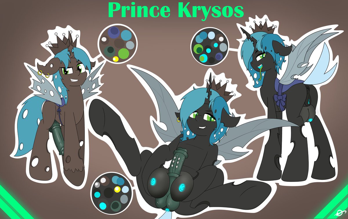 PKrysos's tweet image. Welcome to my castle! 

Name: Prince Krysos
Age: ?
Race: pony changeling perfect hybrid
Gender: whatever I feel like~
SO: anybody and everyone
Likes: everything!~
Dislikes: gore, hard vore, scat, gross out, pain, and the sort.
Looks: handsome as hell~

Any questions? Pleas ask!
